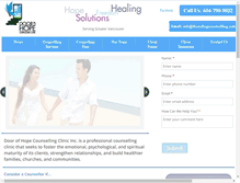 Tablet Screenshot of doorofhopecounselling.com